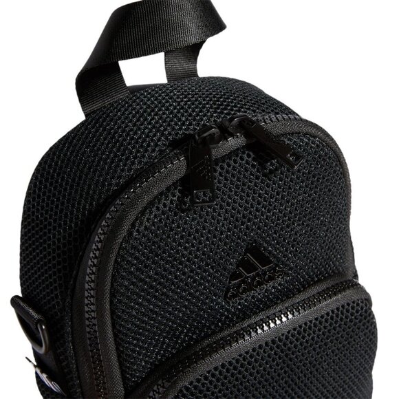 Adidas Black Air Mesh Mini Backpack - Picture 6 of 7